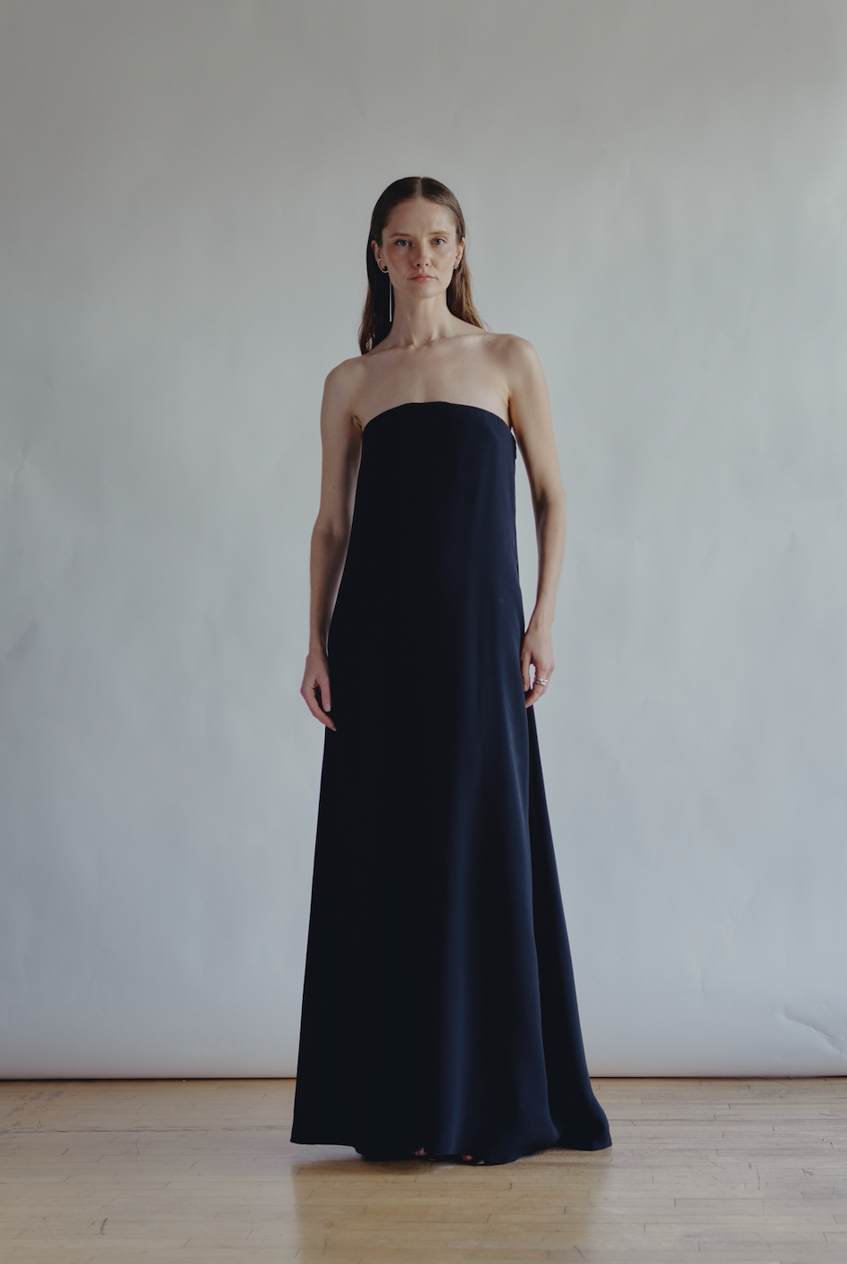 'The Row' Black Pau Strapless Dress